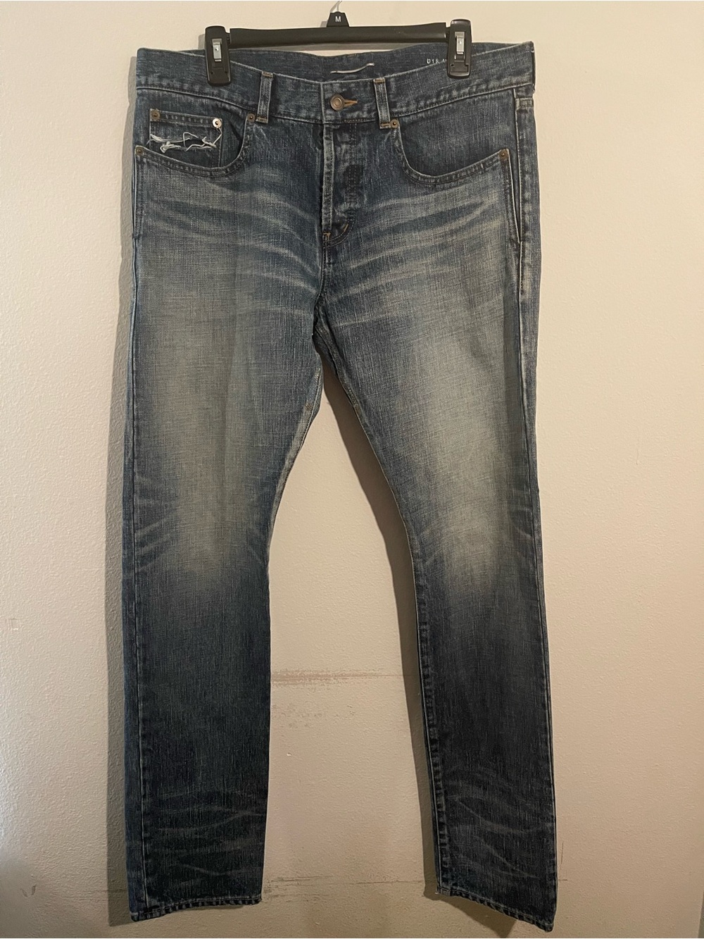 Saint Laurent D18 Slim Fit Indigo-Blue Jeans Size 33